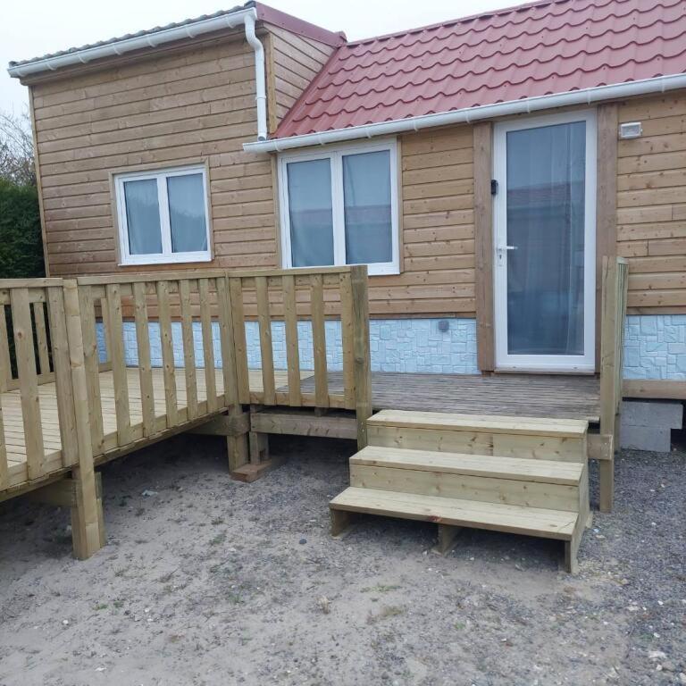 Berck-Plage - 2 Hebergements Insolites Tiny House De 2 A 8 Personnes Eksteriør billede
